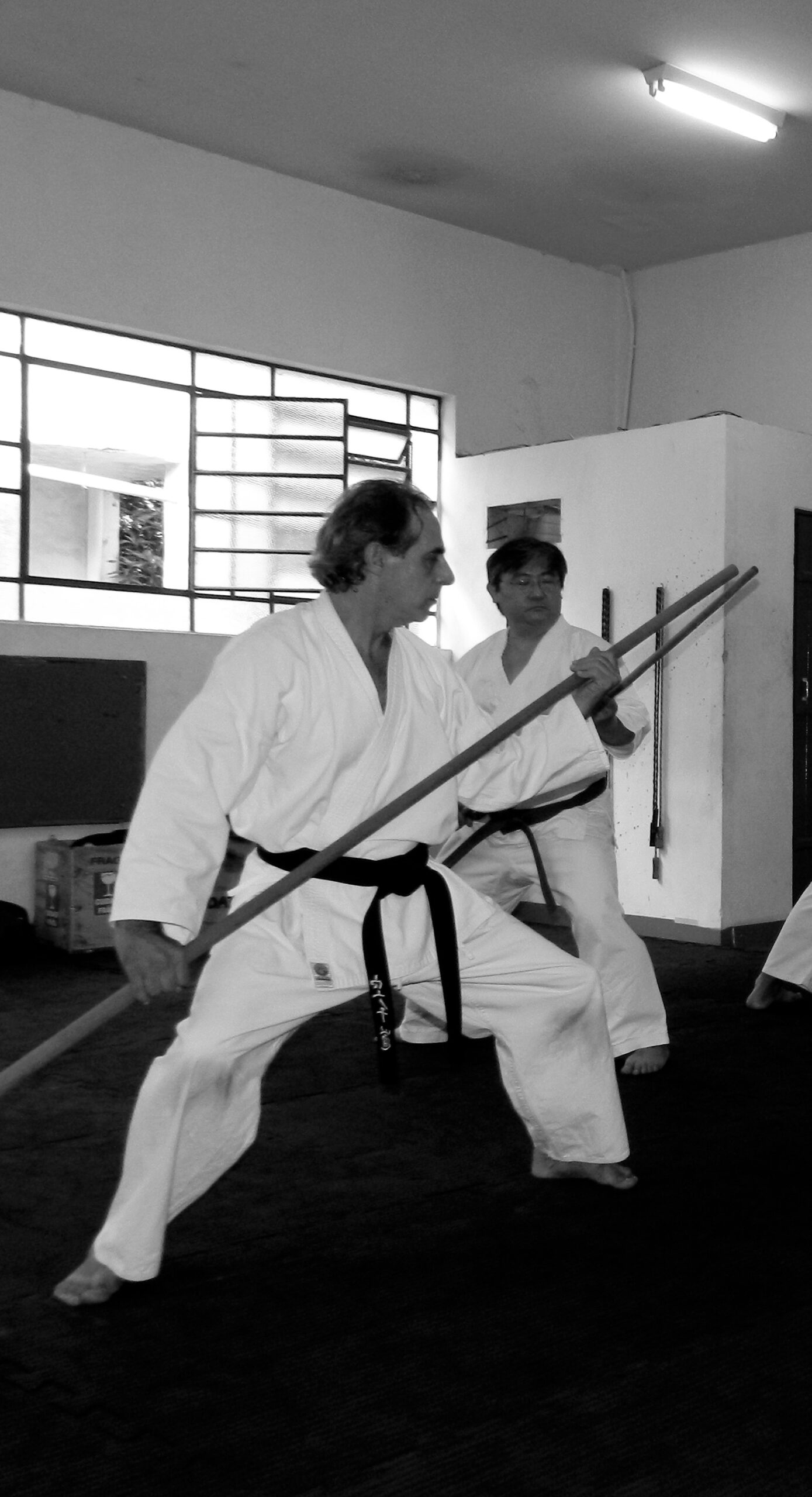 Filié Sensei com bastão - Bojutsu